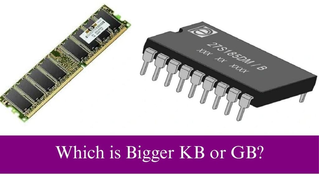 Which is Bigger KB or GB?