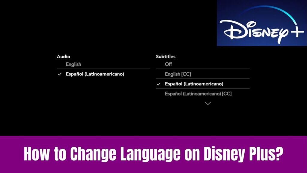 Change Language on Disney Plus