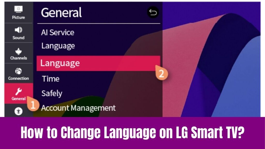 Change Language on LG Smart TV