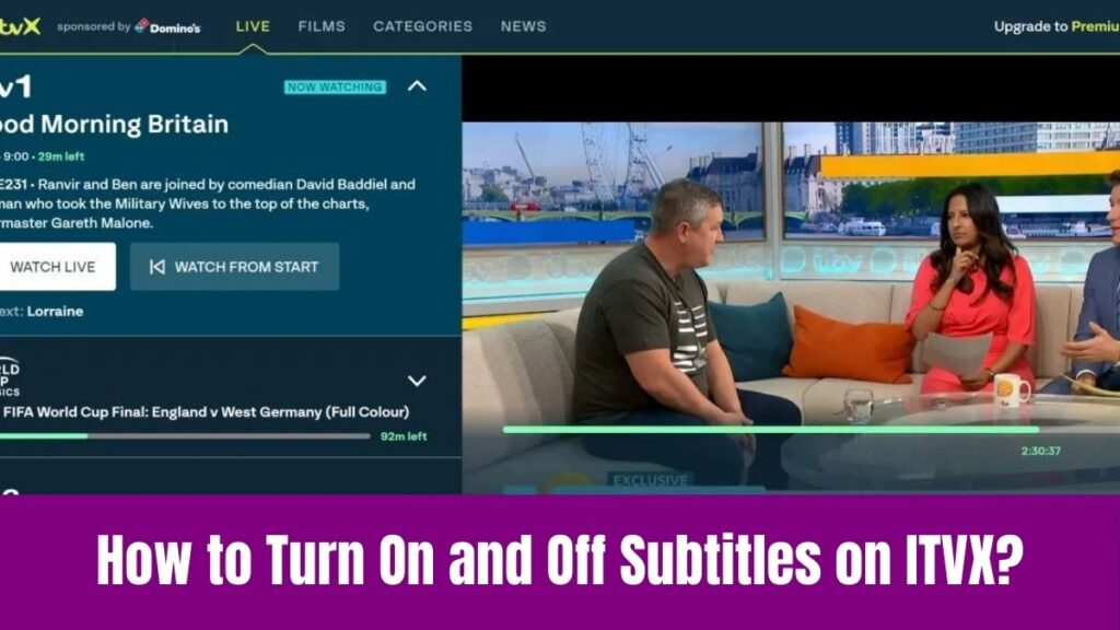 Turn On and Off Titles on ITVX