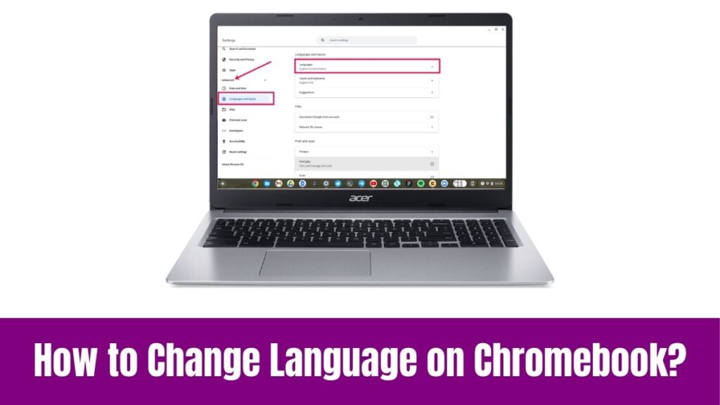 Change Language on Chromebook